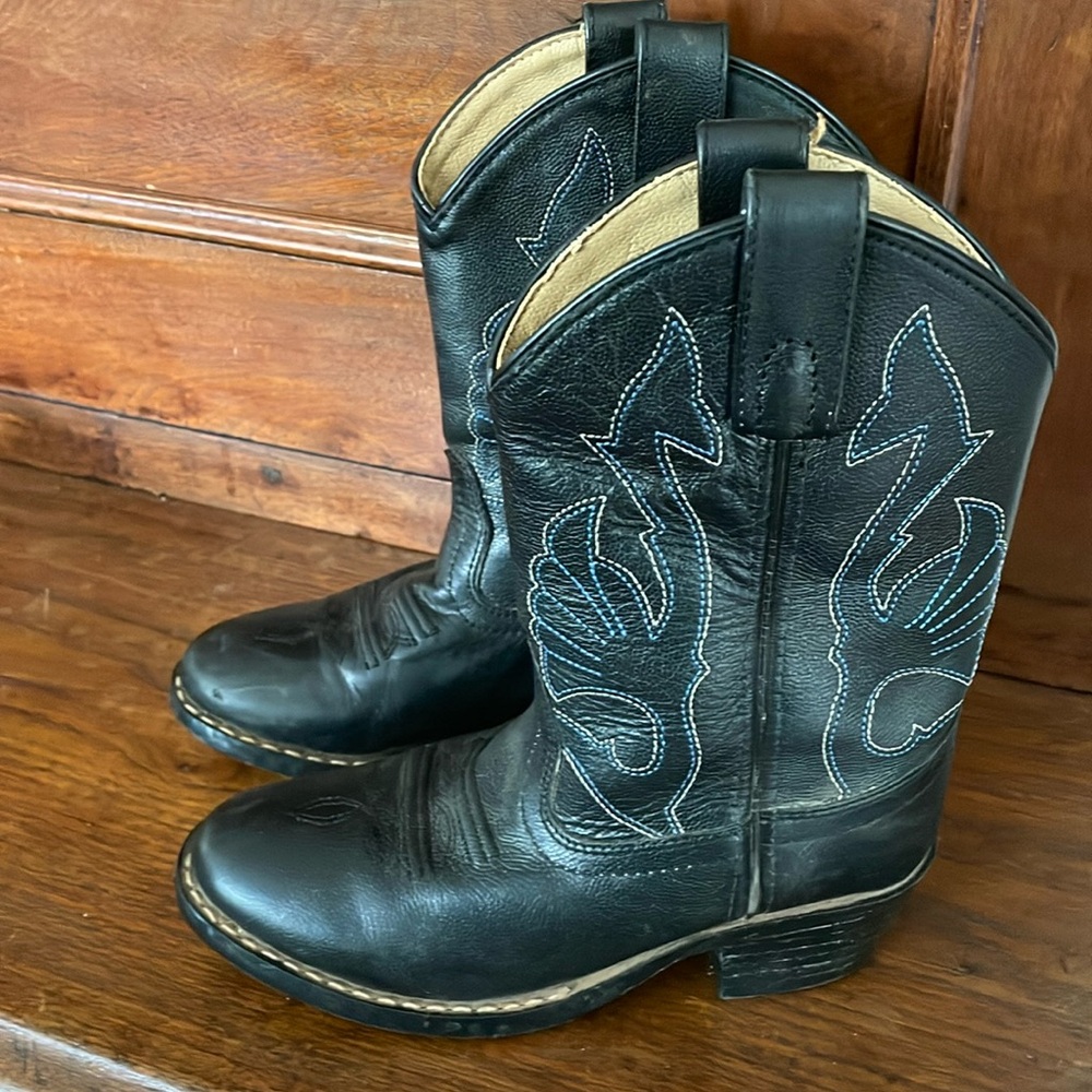 Masterson Boots. Black. Youth 13.